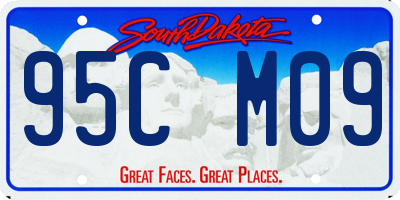 SD license plate 95CM09