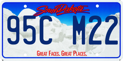 SD license plate 95CM22