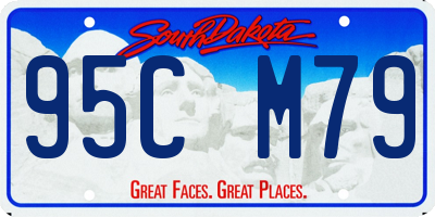 SD license plate 95CM79