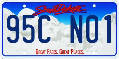 SD license plate 95CN01