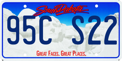 SD license plate 95CS22