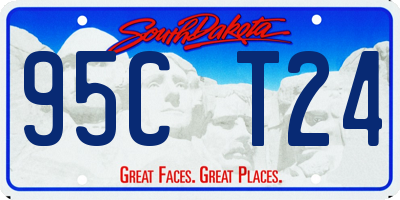 SD license plate 95CT24