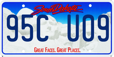 SD license plate 95CU09