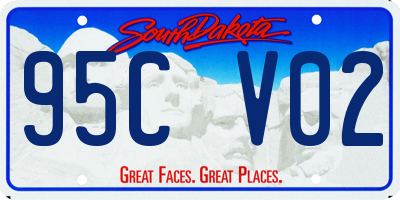 SD license plate 95CV02