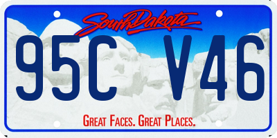 SD license plate 95CV46