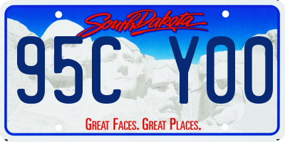SD license plate 95CY00