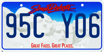 SD license plate 95CY06