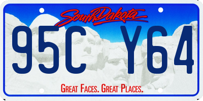 SD license plate 95CY64