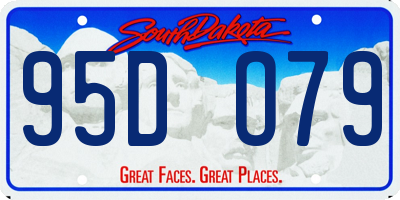 SD license plate 95DO79