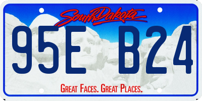 SD license plate 95EB24