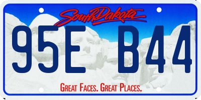 SD license plate 95EB44