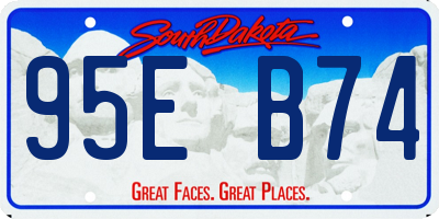 SD license plate 95EB74
