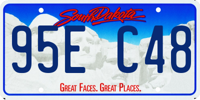 SD license plate 95EC48