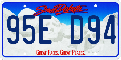 SD license plate 95ED94