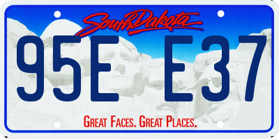 SD license plate 95EE37
