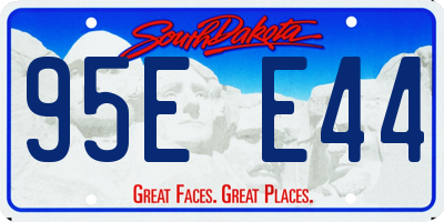 SD license plate 95EE44