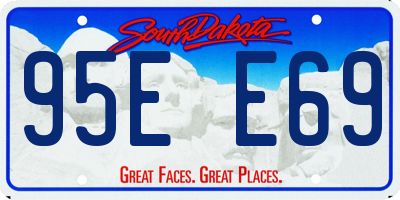 SD license plate 95EE69