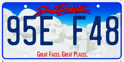 SD license plate 95EF48
