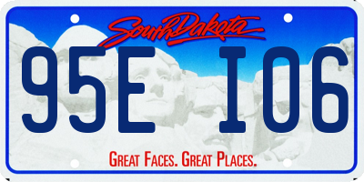 SD license plate 95EI06