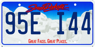 SD license plate 95EI44