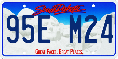 SD license plate 95EM24