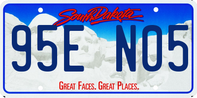 SD license plate 95EN05