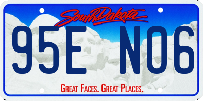 SD license plate 95EN06