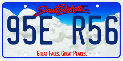 SD license plate 95ER56
