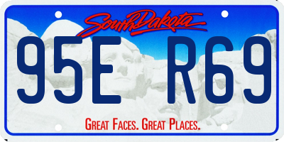 SD license plate 95ER69