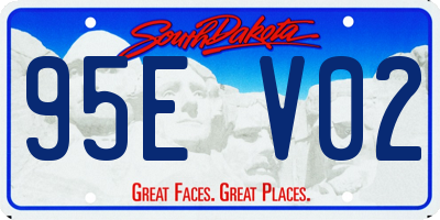 SD license plate 95EV02