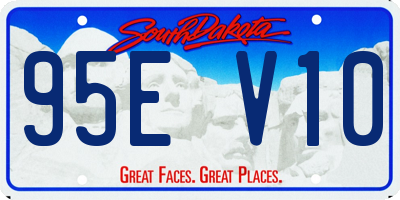 SD license plate 95EV10