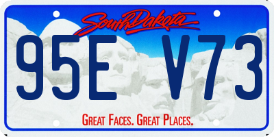 SD license plate 95EV73