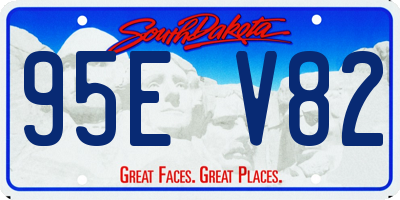 SD license plate 95EV82