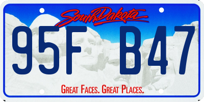 SD license plate 95FB47