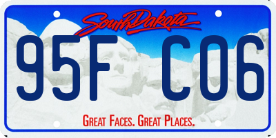 SD license plate 95FC06