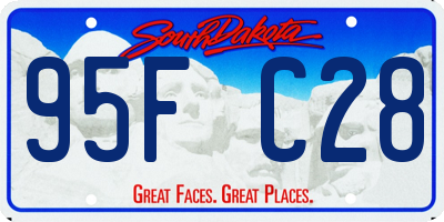 SD license plate 95FC28