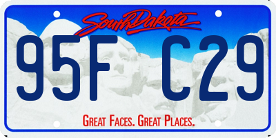SD license plate 95FC29