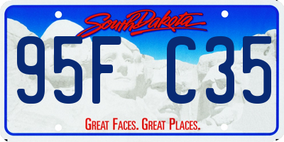 SD license plate 95FC35