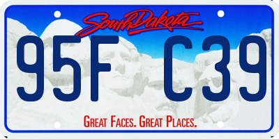 SD license plate 95FC39