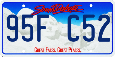 SD license plate 95FC52