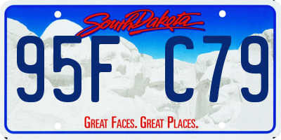 SD license plate 95FC79