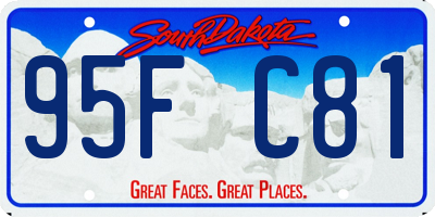 SD license plate 95FC81