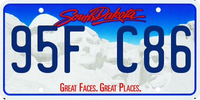 SD license plate 95FC86