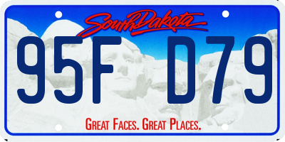 SD license plate 95FD79