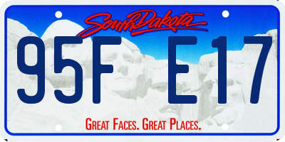 SD license plate 95FE17