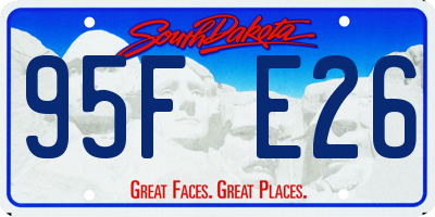 SD license plate 95FE26