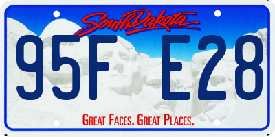 SD license plate 95FE28