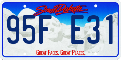 SD license plate 95FE31