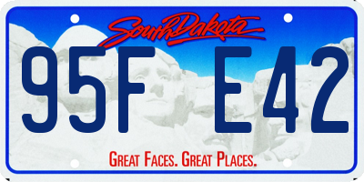SD license plate 95FE42