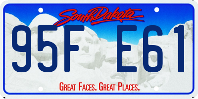 SD license plate 95FE61